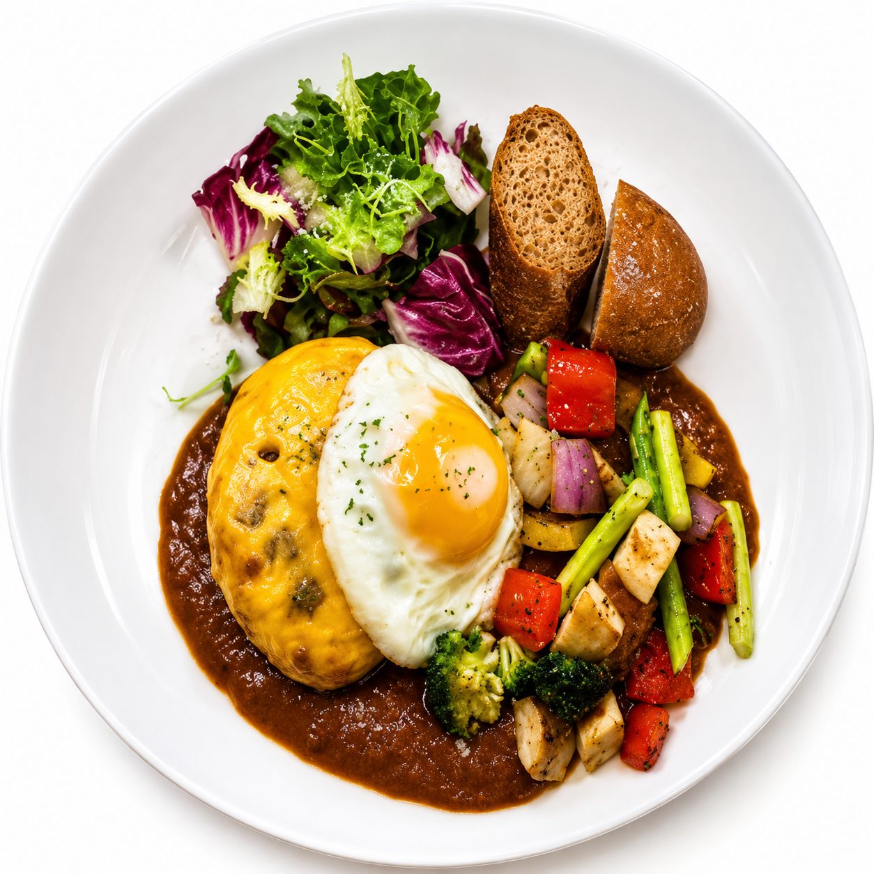 함박스테이크 — Hamburg Steak, 마리나파크 카페